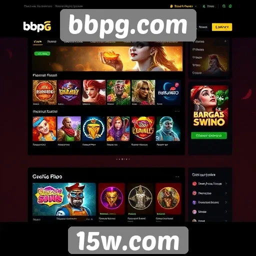 Interface do usuário do bbpg.com é intuitiva